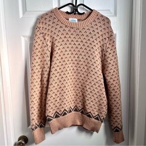 Vintage Royal North Mills Outfitters USA Sweater wool blend brown Men Medium